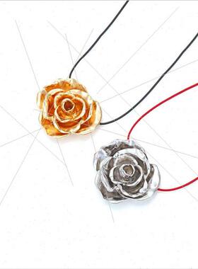 ZA temperament light luxury rose pendant necklace in fashion