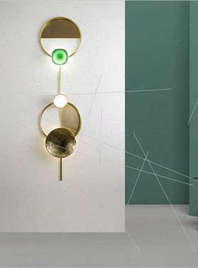 ght luxury wall lamps post-modern designer villa living room