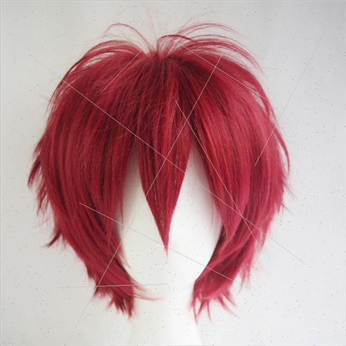 wigs multiple colors wigs cos wigs anime wig sets cosplay re - 图0