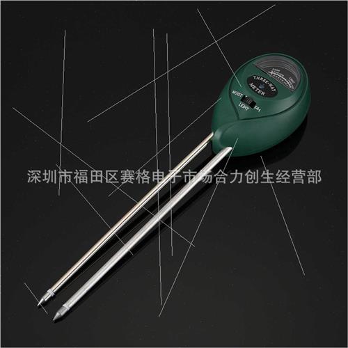 Three-in-one soil tester light detector soil acid meter PH m-图0