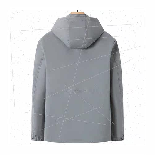 Dad spring jacket middle-aged men spring fall jacket 50 year - 图3