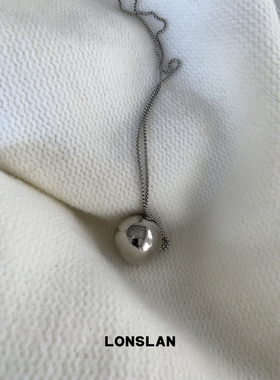 LONSLANACC金属圆球毛衣项链