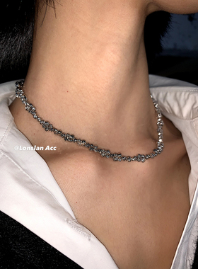 LONSLANACC镶钻闪闪项链