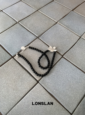 LONSLAN ACC 2025ss 高质感串珠花朵项链气质百搭锁骨链