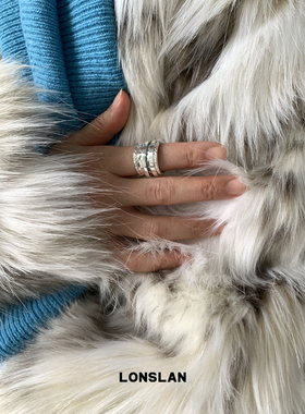 LONSLANACC流苏感宽版金属戒指