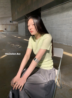 LONSLANACC编织不定义开口手镯