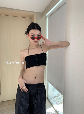 LONSLAN不规则形状帅气遮阳墨镜