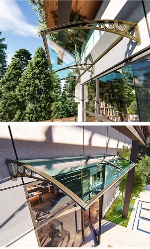 Алюминиевый сплав -морозильник на открытом воздухе и окна дождя на карнице балкона воздуха -за пределами балконного кондиционера дома