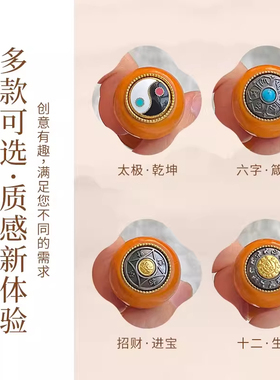 绕指柔专用精品禾木葫芦手捻创意中式招财盘玩解压随身手把件摆件