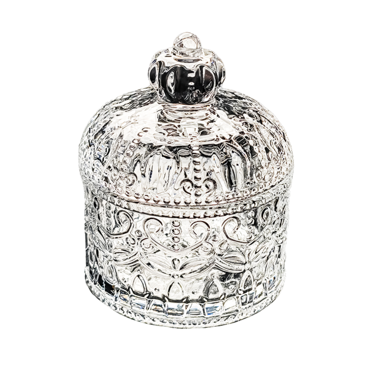 水晶玻璃碗带盖透明糖果罐高颜值水果盘容器首饰盒糖缸收纳盅器皿,淘宝优惠券,粉丝福利购,淘宝优惠卷