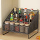 Seasoning storage rack Kitchen supplies storage rack Household cup rack Countertop Multifunctional seasoning storage rack