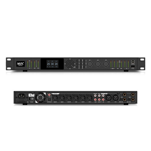 NFZY  DSP6100专业卡拉OK混响器 数字前级效果器防啸叫反馈抑制器 - 图2