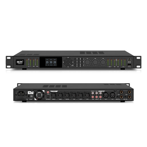 NFZY  DSP6100专业卡拉OK混响器 数字前级效果器防啸叫反馈抑制器 - 图1