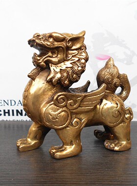 铜貔貅风水摆件一对独角天禄摆设皮丘家居客厅办公室店铺开业