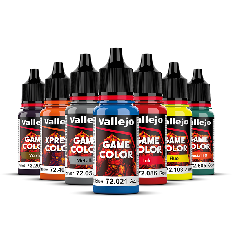 天易模型 vallejo AV环保水性漆游戏GAME新系列基础色 01-40 18ml