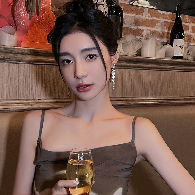 气质奢华长款流苏仿珍珠耳环小众设计轻奢高级感2025新款爆款耳饰 - 图1