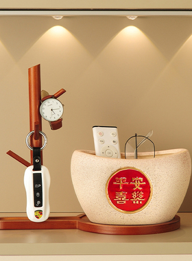 玄关钥匙收纳摆件装饰品