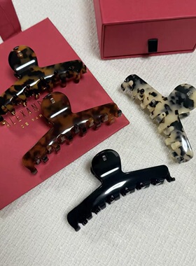 抓夹女高级感轻奢风醋酸发夹亚历山大同款帕伊发卡洋气后脑勺发饰