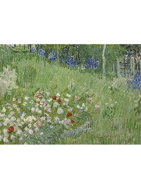 小众花卉卧室风景油画