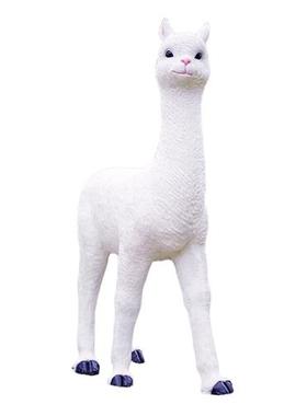 户外玻璃钢仿真羊驼雕塑庭院公园林地产景区大型网红动物落地摆件