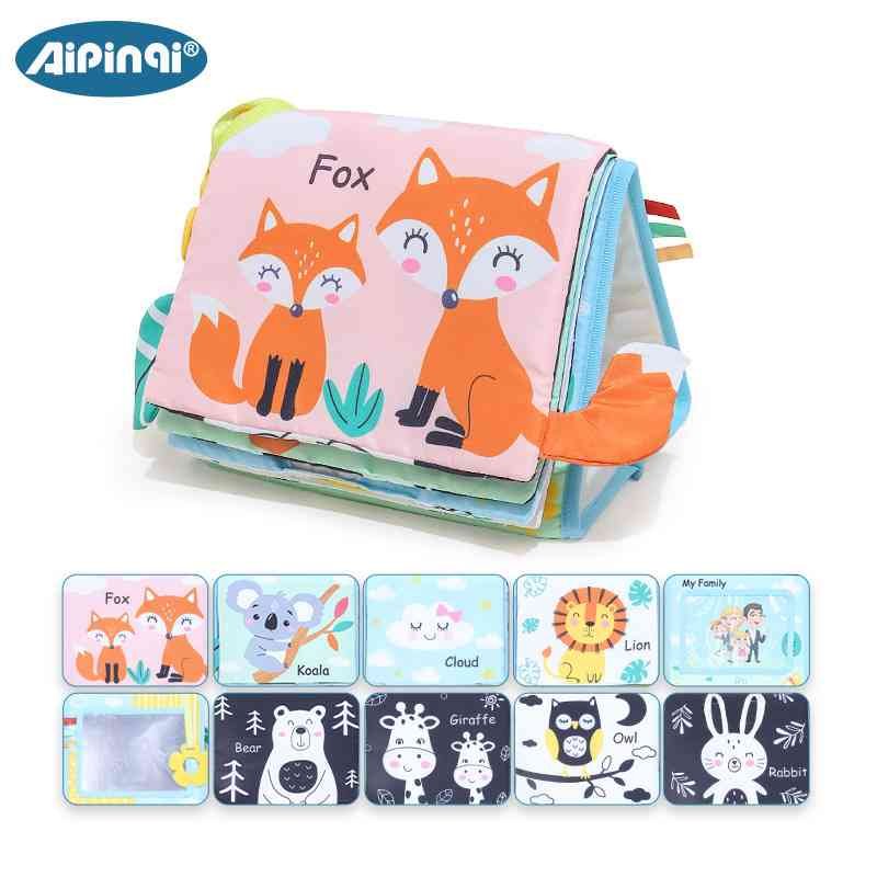 Aipinqi新款儿童哈哈镜台历布书 婴幼儿玩具可折叠相册宝宝布书,淘宝优惠券,粉丝福利购,淘宝优惠卷