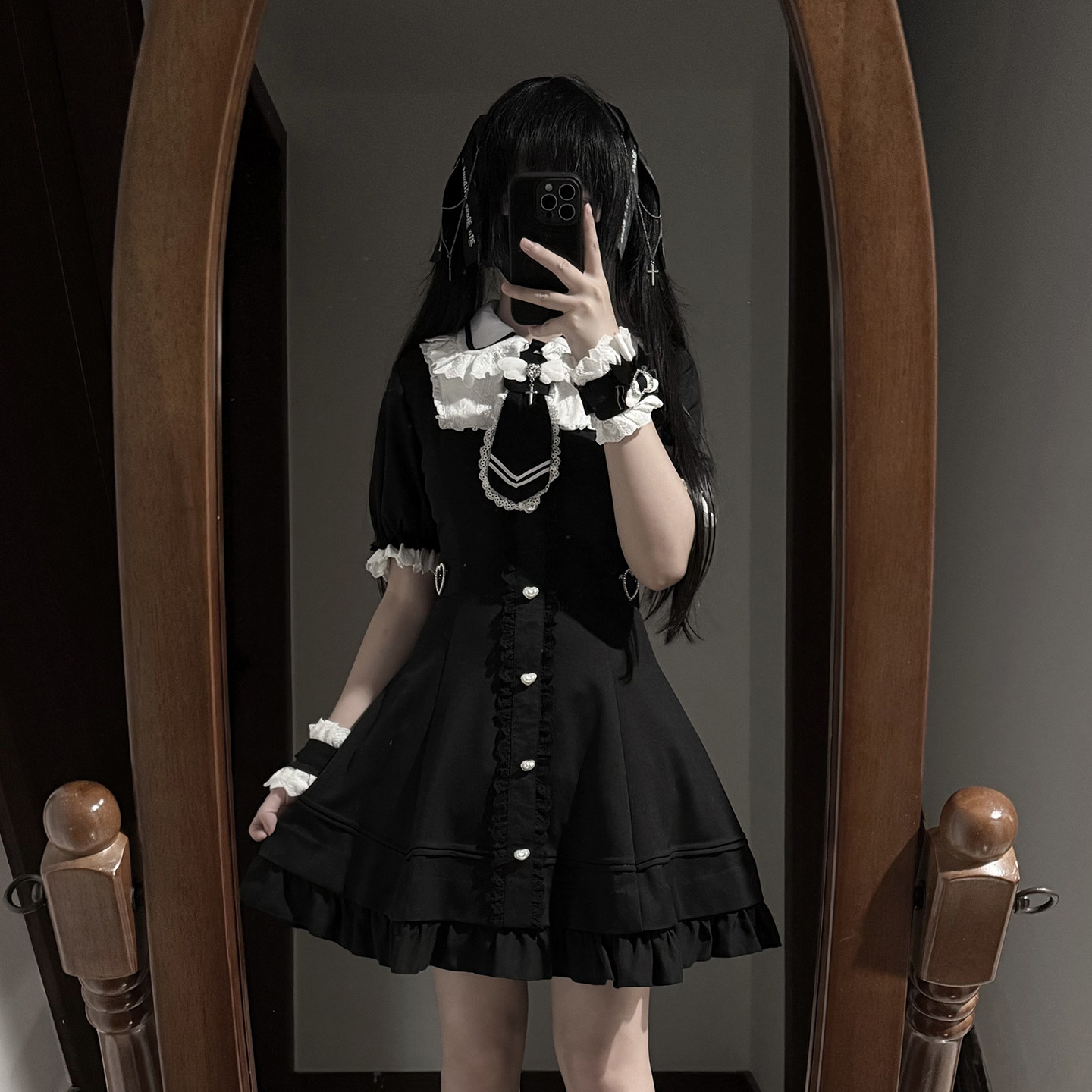 氛围元气天使信条日系量产型蕾丝拼接短袖连衣裙,淘宝优惠券,粉丝福利购,淘宝优惠卷