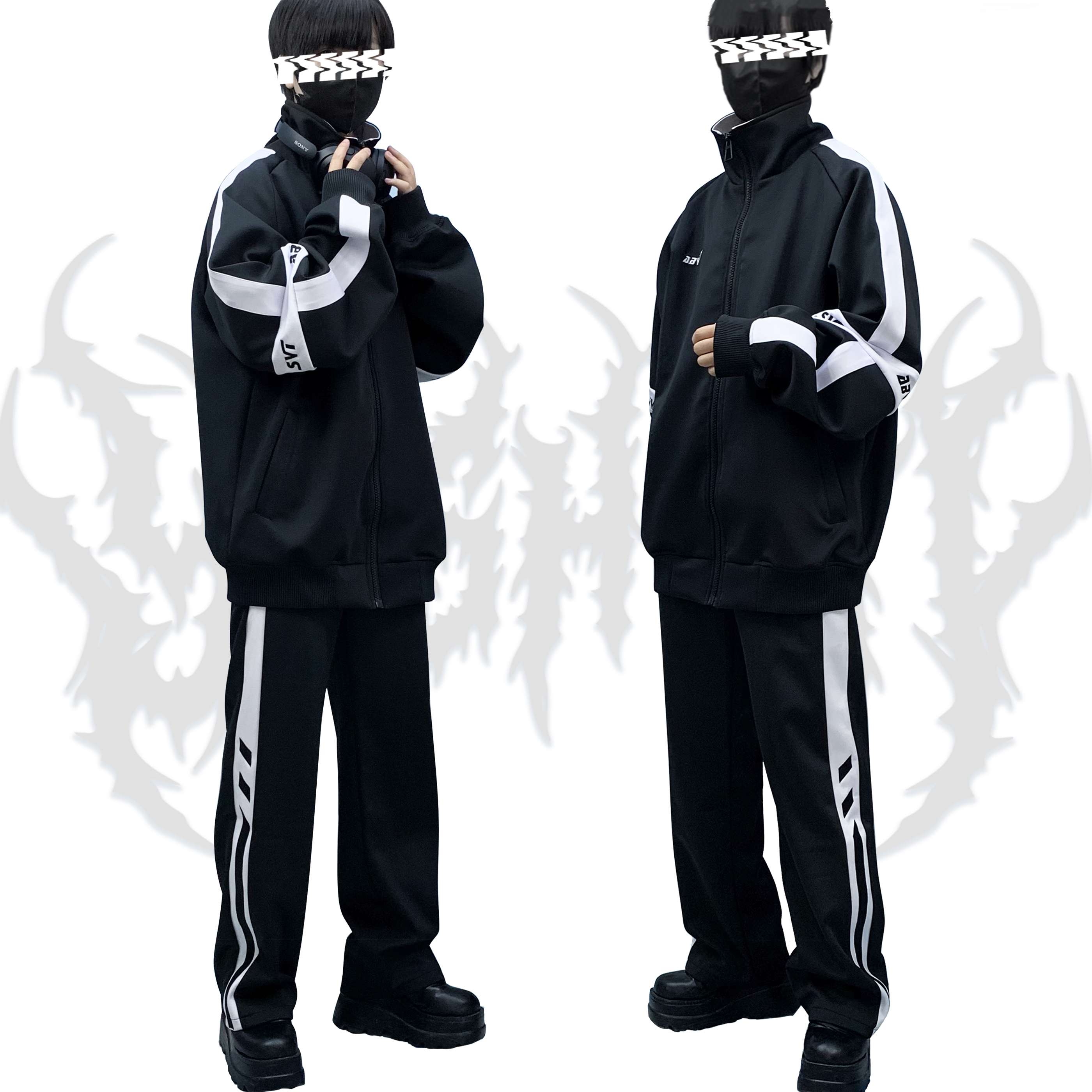 【氛围元气】运动卫衣量产型外套氛围男女同款外套氛围气 - 图0