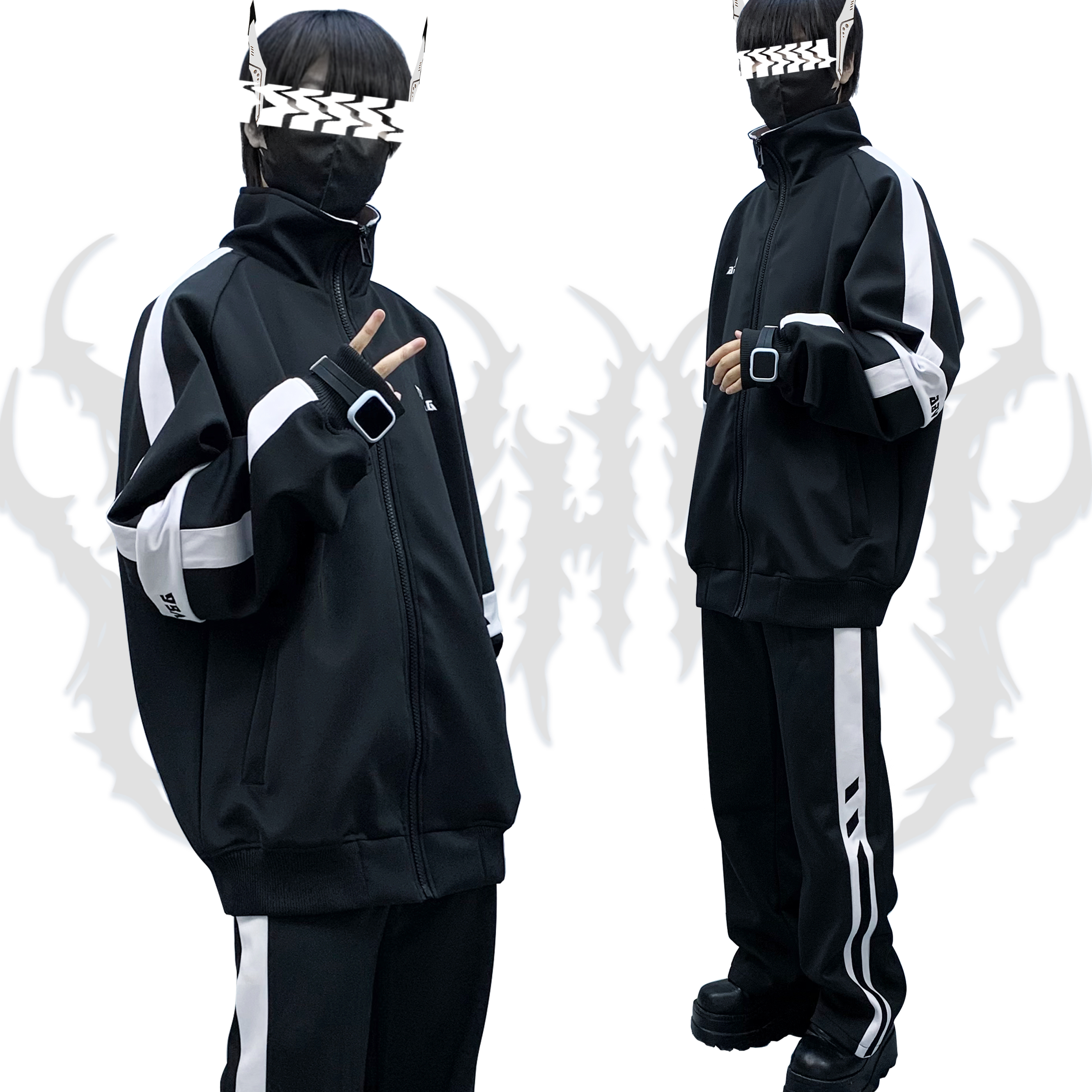 【氛围元气】运动卫衣量产型外套氛围男女同款外套氛围气 - 图2