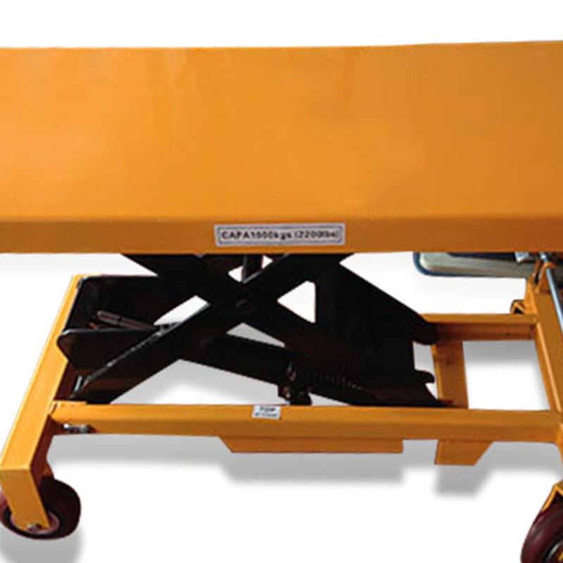 现货直供东莞小型手动平台移动式液压升降平台质量保证 - 图0