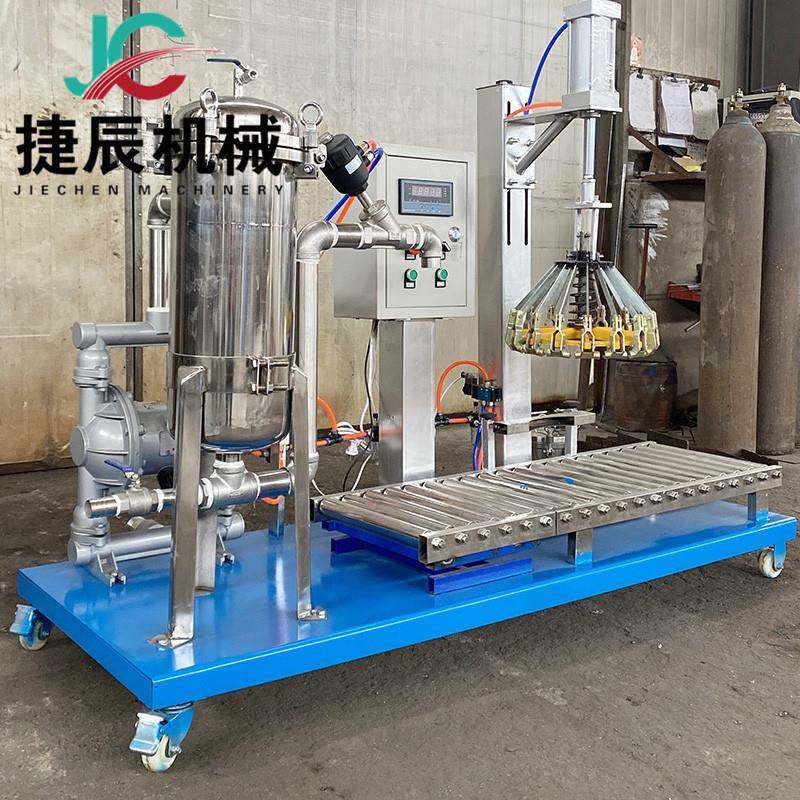自动称重计量灌装机过滤罐装压盖一体机油漆乳胶漆涂料灌装机,淘宝优惠券,粉丝福利购,淘宝优惠卷