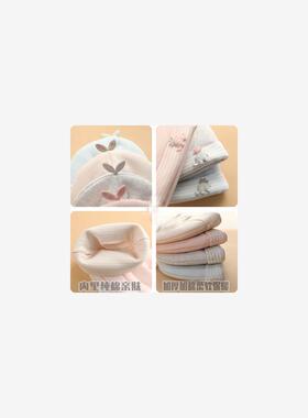 新生儿婴帽子秋冬季可爱纯棉保暖