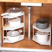 Boiler containing shelf cupboard Saucepan Stratified Shelf Home down-sink boiler Kitchen Table Top Corner Shelving Shelf