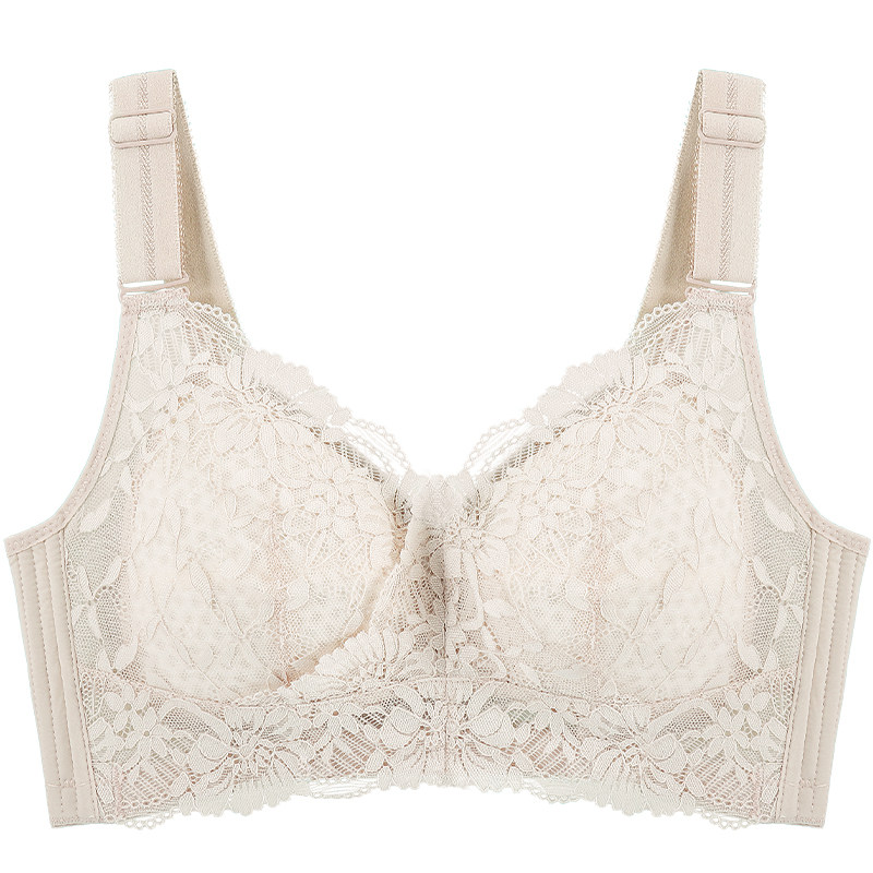 大胸显小文胸罩超薄款全罩杯内衣 嘀嗒秀文胸