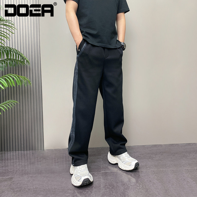 卫裤男款运动裤子秋冬新款潮牌痞帅弯刀裤2025百搭时尚宽松休闲裤,淘宝优惠券,粉丝福利购,淘宝优惠卷