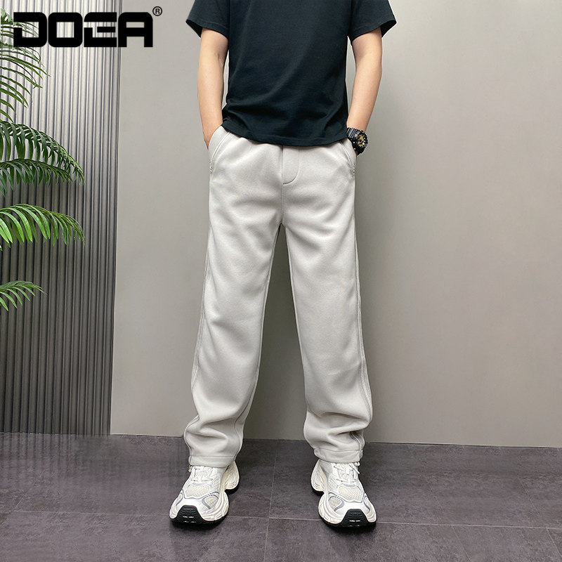 卫裤男款运动裤子秋冬新款潮牌痞帅弯刀裤2025百搭时尚宽松休闲裤,淘宝优惠券,粉丝福利购,淘宝优惠卷