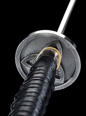 龙泉市刀剑T10烧刃行尸走肉日式刀手工锻打宝剑冷兵器防身未开刃