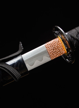 龙泉市刀剑龙骨一体日式刀高锰钢防身宝剑影视Katana工艺品未开刃