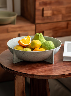 陶瓷水果盆家居摆件零食碗和面盆