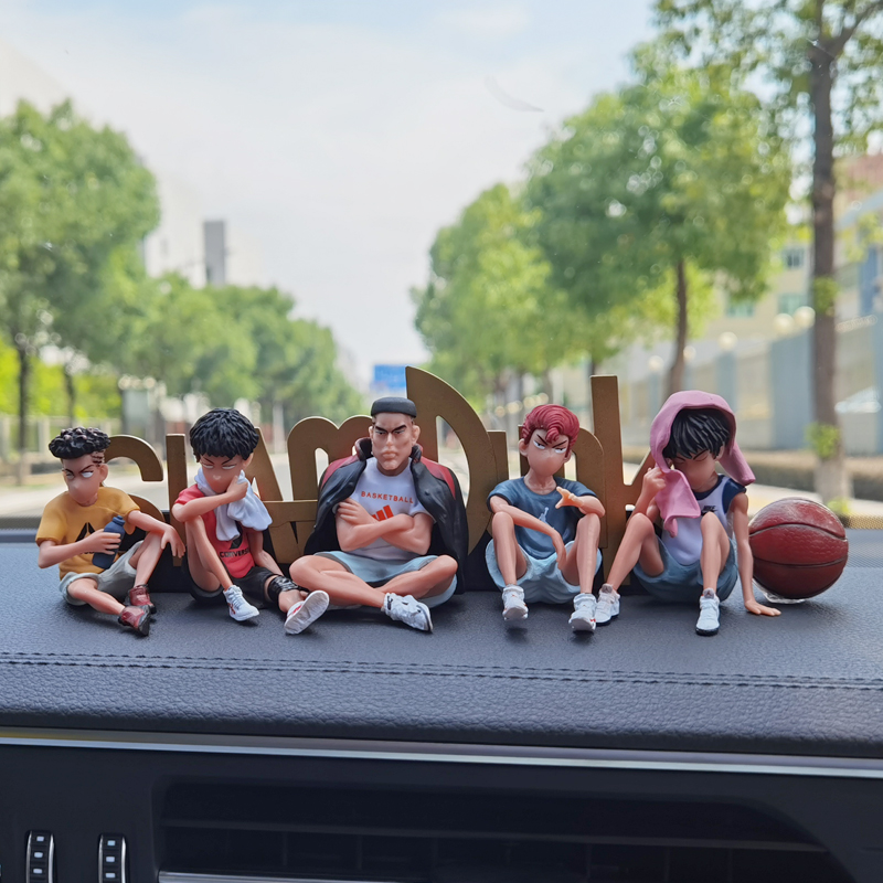 汽车摆件男车内中控台灌篮高手樱木花道手办车饰个性创意饰品送礼 - 图0