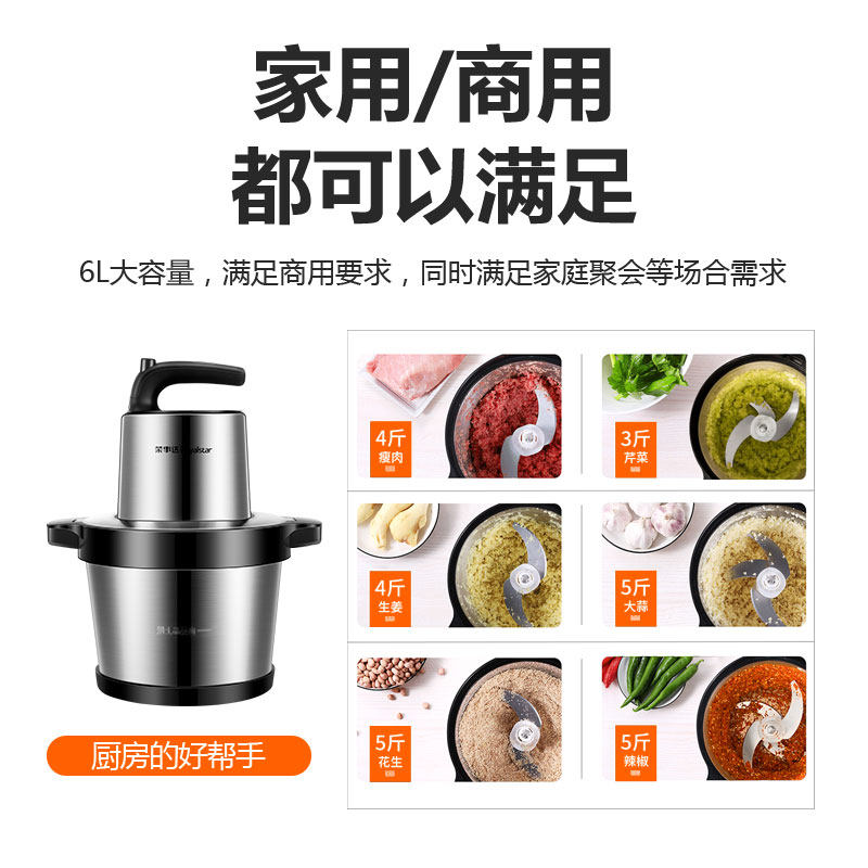  荣事达倍暄绞肉/碎肉/绞菜机