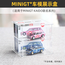 Buy 5 send 1 open door) suitable for MINI GT KAIDO* HOUSE car model collection case acrylic mini