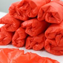 Disposable shoe cover special thickened CPE anti-slip waterproof rain-proof domestic wear blue red plastic foot cover special