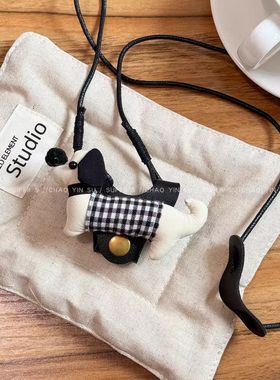 新款可爱腊肠狗眼镜挂绳