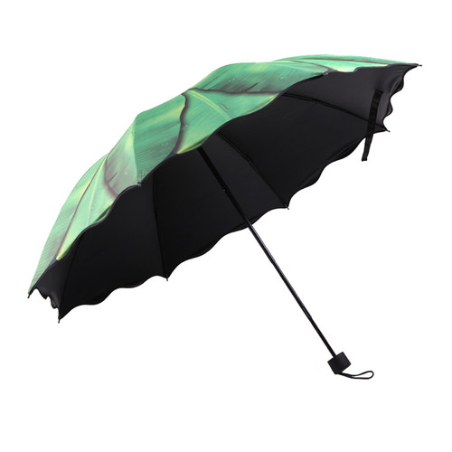 ins风双层超强雨伞女晴雨两用太阳伞遮阳伞女夏防晒防紫外线折叠 - 图1