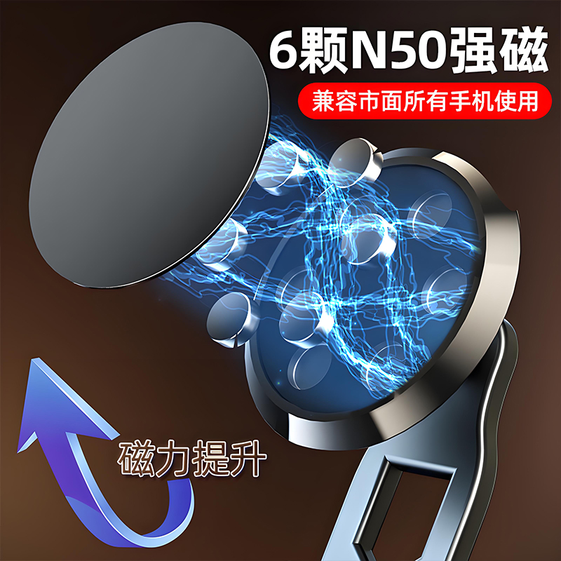 奥迪E5 q4etron q5etron q2Letron屏幕车载手机支架magsafe磁吸 - 图2