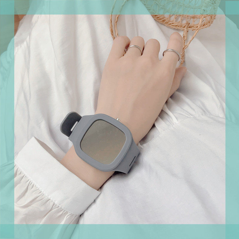 网红女初高中学生ins小众设计手表 mhw国产腕表