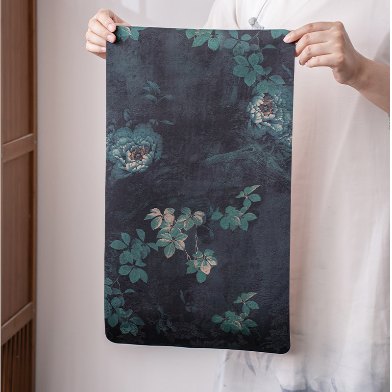 高端茶席垫子防水主人位轻奢侘寂风新中式干泡台桌布桌旗茶旗云纱,淘宝优惠券,粉丝福利购,淘宝优惠卷