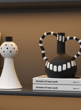 意式极简高级摆件简约高级感酒柜摆件客厅电视柜高档小众艺术品摆