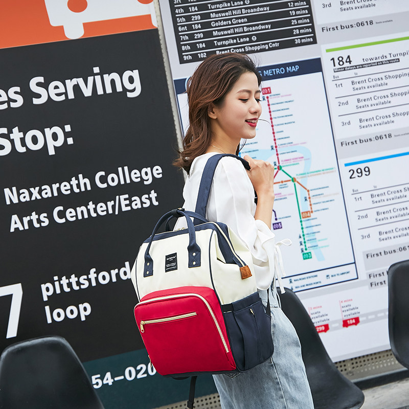 日本乐天妈咪包外出便携双肩背包 sunearthu箱包双肩背包