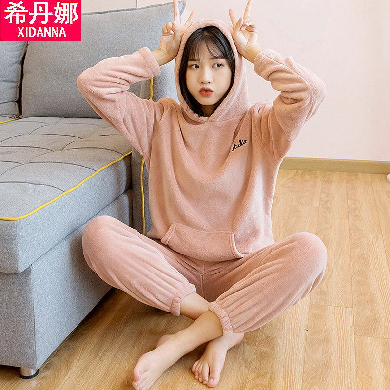 网红仙女暖暖裤卫衣两件套装居家服 方遒卫衣/绒衫